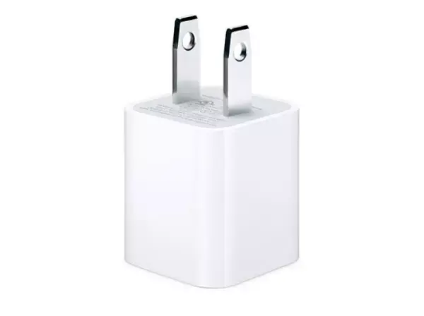 4d433b شارژر اپل آیفون Apple iPhone 5W USB Power Adapter (کدB9014) - Image 1
