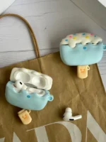 کاور ایرپاد سیلیکونی Blue ice Cream (کدa0064) - Image 3