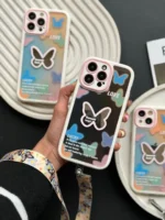 قاب Romantic Butterfly با بند پروانه ای (کدC1576) - Image 4
