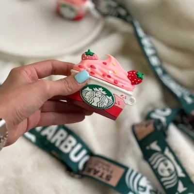 کاور ایرپاد strawberry starbucks drink (کدa0091)