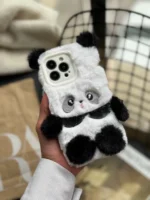 قاب Panda عروسکی پشمالو (کدC1606) - Image 8