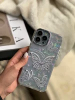 قاب PoutapCase Butterfly یخی هولوگرامی (کدC1618) - Image 4