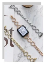 بند اپل واچ فلزی طرح رینگی Gucci design (کدw5010) - Image 8