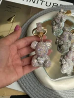 جاکلیدی خرس نگینی شاینی (کدa0135)