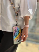 قاب Happy Face colourful با بند (کدC1669) - Image 5