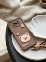 قاب Baby Bear با بند طنابی سامسونگ و شیائومی (کدC1655) - Image 5