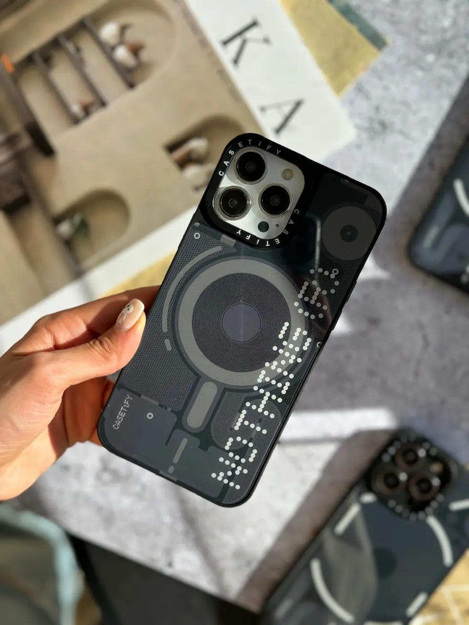 092b75 قاب طرح Nothing Phone (کدC1523) - Image 1