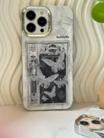 قاب Black and White butterfly (کدC1776)