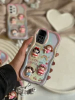 قاب ice cream girls هولوگرامی با آویز (کدC1386)