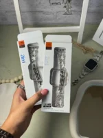 بند اپل واچ پروانه نگینی استیل + گارد نگین دار (کدw5032) - Image 4