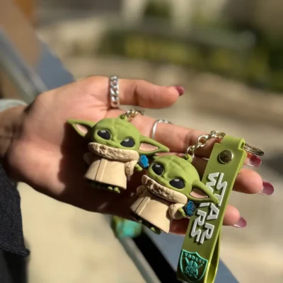 جاکلیدی سیلیکونی Baby Yoda (کدa0159)