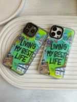 قاب آکواریومی شبرنگ Living My Best Life (کدC1314) - Image 6