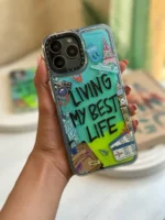 قاب آکواریومی شبرنگ Living My Best Life (کدC1314) - Image 5