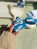 ایرپاد سیلیکونی Air Jordan Blue آبی (کدa0183) - Image 3