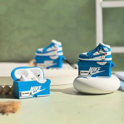 ایرپاد سیلیکونی Air Jordan Blue آبی (کدa0183)