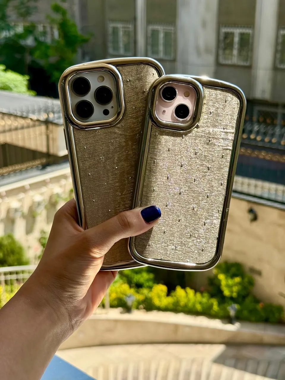 318453 قاب پارچه ای بژ (کدC1738) - Image 1