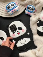 قاب Happy Panda سیلیکونی (کدC1641) - Image 3