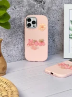 قاب Sweet عروسک شیشه ای صورتی (کدC1798)