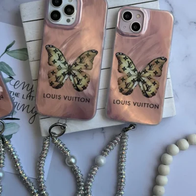 قاب پروانه Louis Vuitton با آویز (کدC1737)