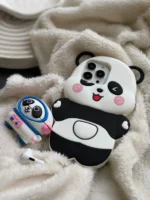 قاب Happy Panda سیلیکونی (کدC1641) - Image 4
