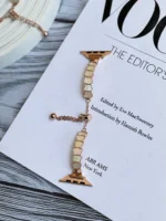 بند اپل واچ Luxury Pearl Chain (کدw5068) - Image 3