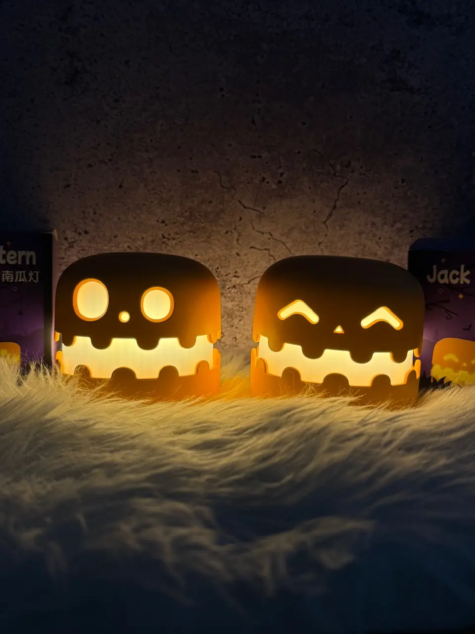 05e3d1 چراغ خواب طرح هالوین Jack-o'-lantern کدو تنبل (کدa0221) - Image 1