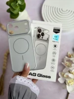 قاب AG GLASS ^ نقره ای ^ (کدC2152)