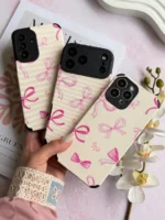 قاب پاپیون صورتی کبریتی آیفون ، سامسونگ ، شیائومی (کدC2207) - Image 6