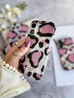 قاب پلنگی Romantic Pink آیفونی (کدC2062) - Image 7