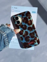 قاب Aqua Leopard آیفون (کدC2088) - Image 3