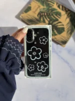 قاب گل آبی نگین دار(کدC2084) - Image 3