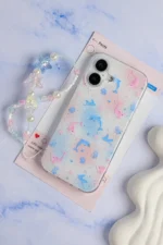 قاب Pastel Star Dolphin با آویز (کدC2251) - Image 3