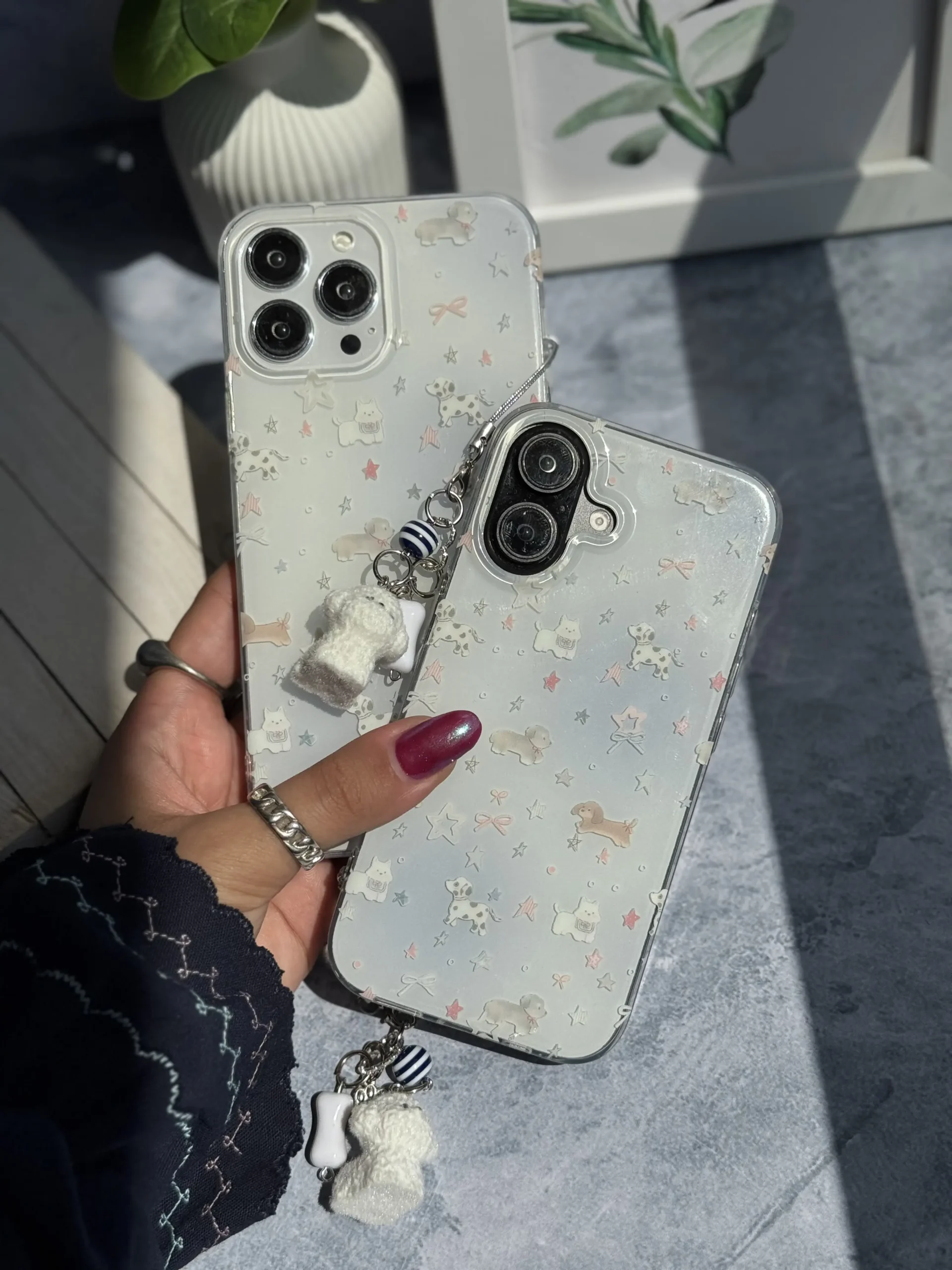 57f056-3 قاب Puppy Star با آویز (کدC2060) - Image 1