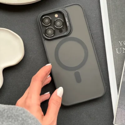قاب Matte CasePro Lens with MagSafe استند شو با لنز رینگی (کدC1608)