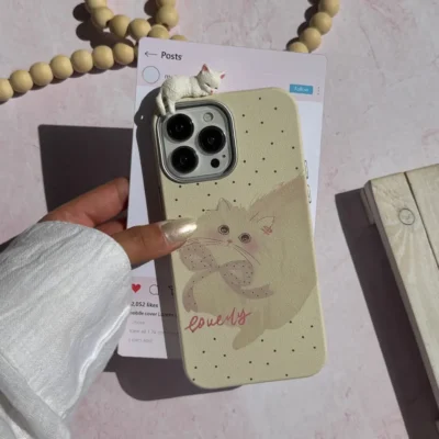قاب گربه پرشین آیفون (کدC2101)