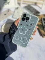 قاب گل آبی نگین دار(کدC2084) - Image 6