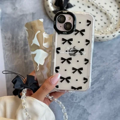 قاب Cute Bow Tie با آویز (کدC2074)