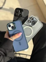 قاب Matte CasePro Lens with MagSafe استند شو با لنز رینگی (کدC1608) - Image 8