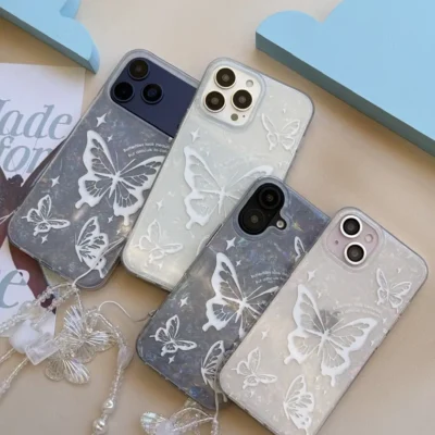 قاب Ice Butterfly با آویز (کدC2230)