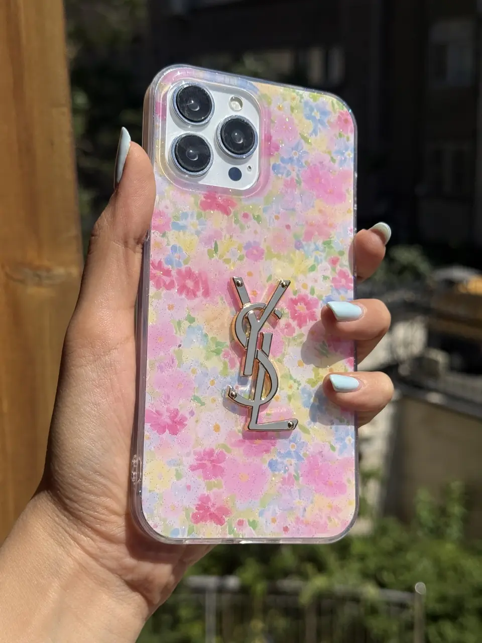 371503-1 قاب YSL Pink Garden (کدC2244) - Image 1