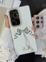 قاب پاپیون دور لنز نگین/شاین Lovely Power سامسونگ و شیائومی (کدC2262) - Image 5