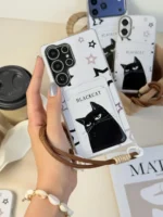 قاب Black Cat جاکارتی دار (کدC2266)